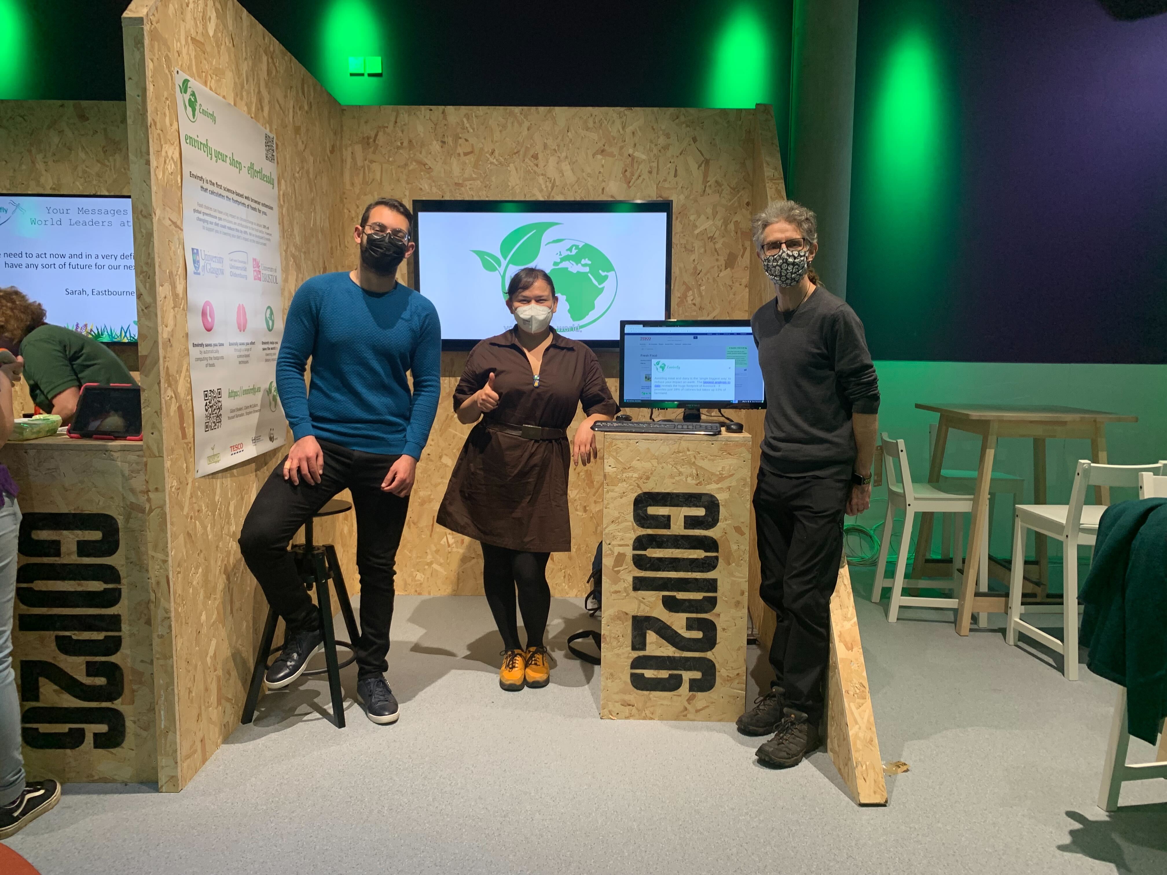 The Envirofy stall at COP26