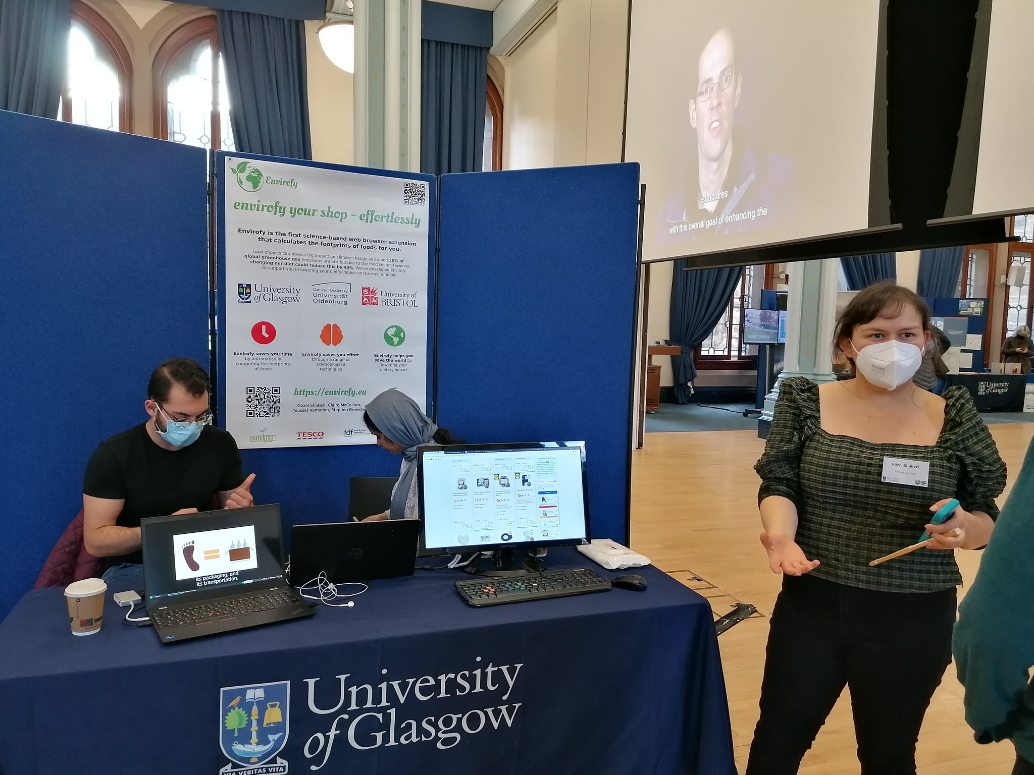 The Envirofy team at the University of Glasgow